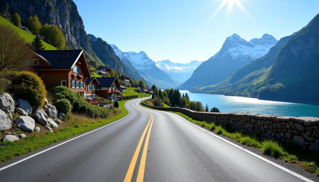 annecy, la clusaz, haute-savoie, itineraire routier